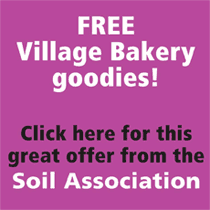 Click for free Village Bakery Goodies from the Soil Association